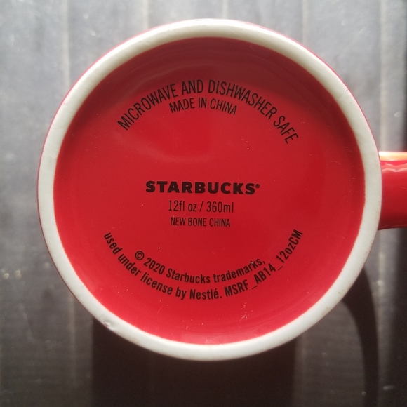 Starbucks 2020 Holiday Poinsettia Mug 12oz - Picture 4 of 9